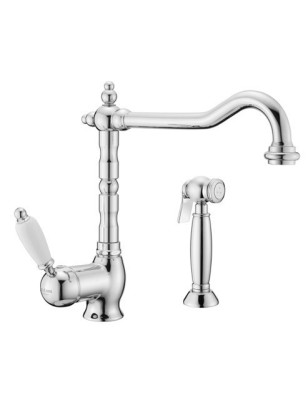 Robinetterie en laiton massif-10560-S Penelope 1 trou