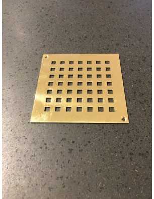 Grate in gold