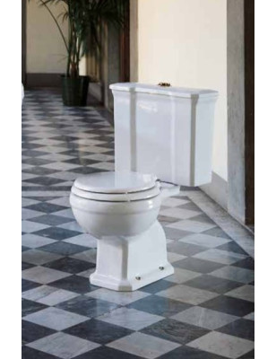 Albano toilet with fixed cistern