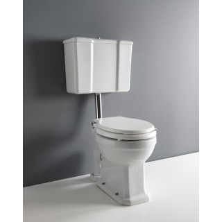 Albano Toilettenschüssel mit niedrigem Spülkasten