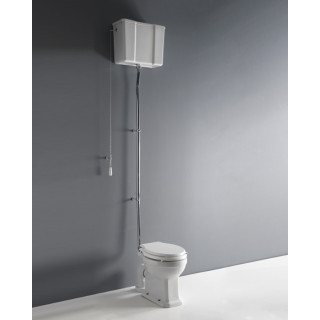 Albano toalett med hög cistern