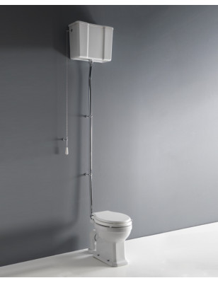 Albano toilet with high cistern