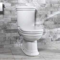 Hillingdon toilet med fast cisterne