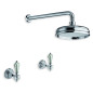 Shower In Solid Brass - 6021 Dronning wall mounted