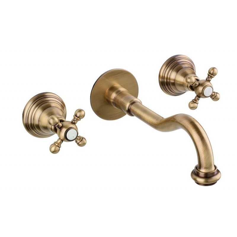 Faucets in solid brass - 6018 Ulisse for wall mounting