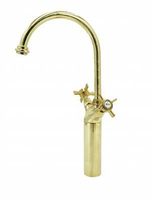 Faucets in solid brass - 3010 HL Waterspring 1 hole