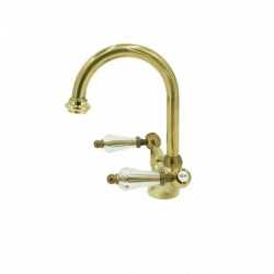 Faucets in solid brass - 3010 S Queen 1 hole faucet