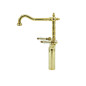 Armatur i massiv messing - 6007 HL Dronning 1 hul
