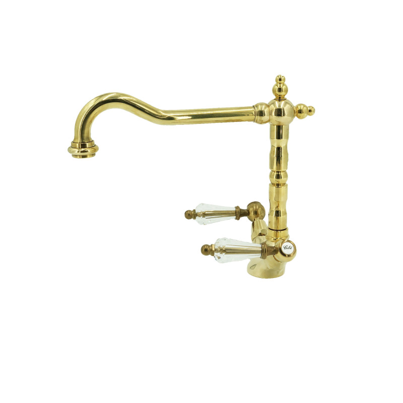 Armatur aus massivem Messing - 6007 Dronning 1 Loch