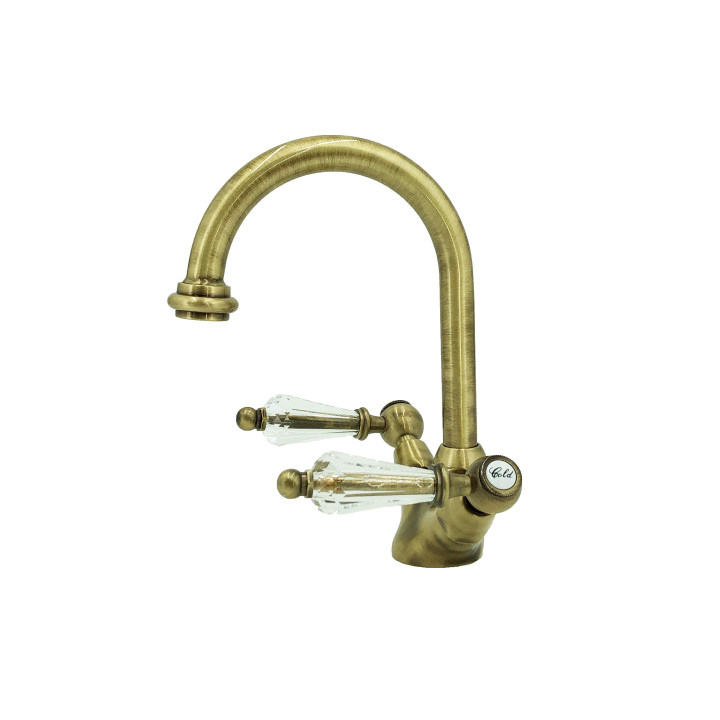 Rubinetteria in ottone massiccio - 3010 S Dronning miscelatore monoforo