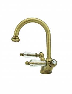 Faucets in solid brass - 3010 S Queen 1 hole faucet