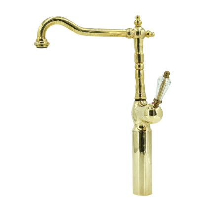 Faucets in solid brass - 10560 HL Queen 1 hole