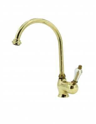 Faucets in solid brass - 10560 B Queen 1 hole