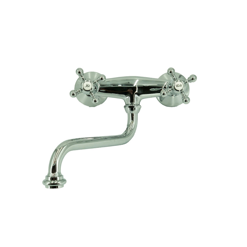 Armatur aus massivem Messing - 3011 Ulisse wandmontiert