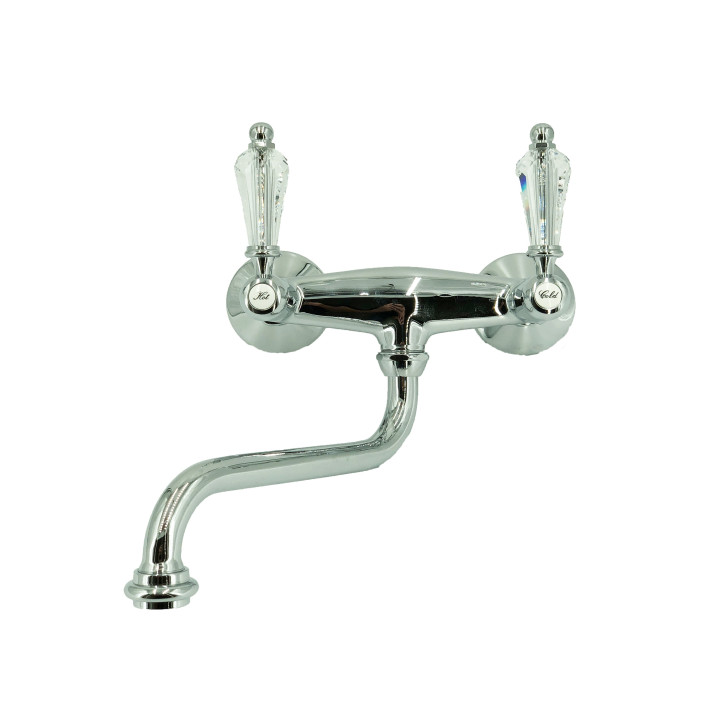 Armaturen aus massivem Messing - 3011 Dronning, wandmontiert