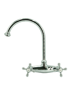 Wasserhähne aus massivem Messing - 3012 Ulisse wandmontiert