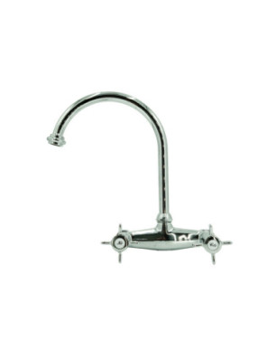 Faucets in solid brass - 3012 Waterspring wall mounted