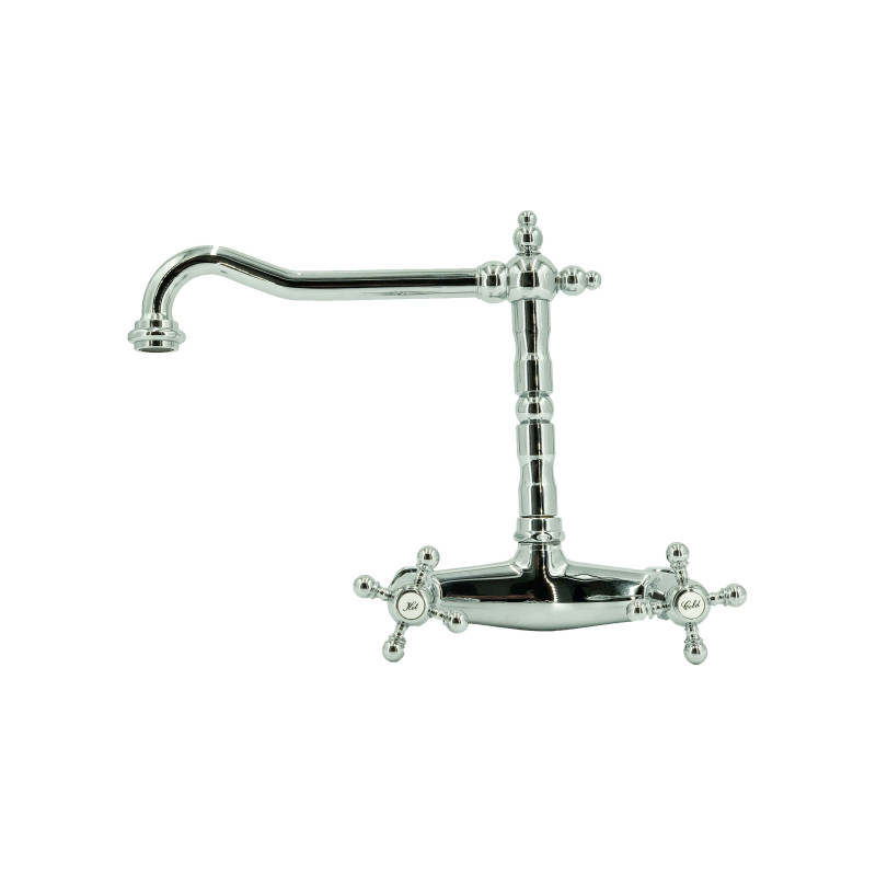 Faucet in solid brass - 3013 Ulisse wall mounted