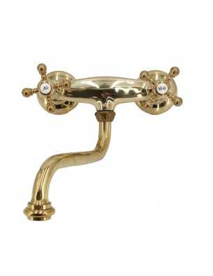 Faucets in solid brass - 3011 Ulisse wall mounted