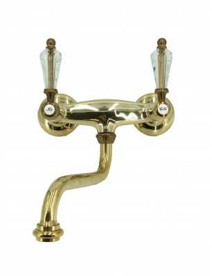 Faucets in solid brass - 3011 Queen wall mounted