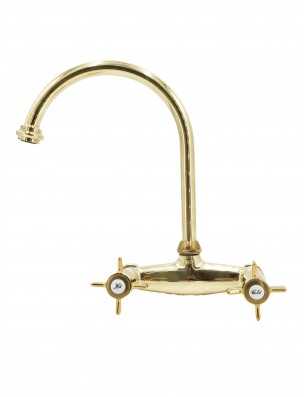 Faucets in solid brass - 3012 Waterspring wall mounted