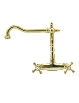 Armatur aus massivem Messing - 3013 Ulisse wandmontiert