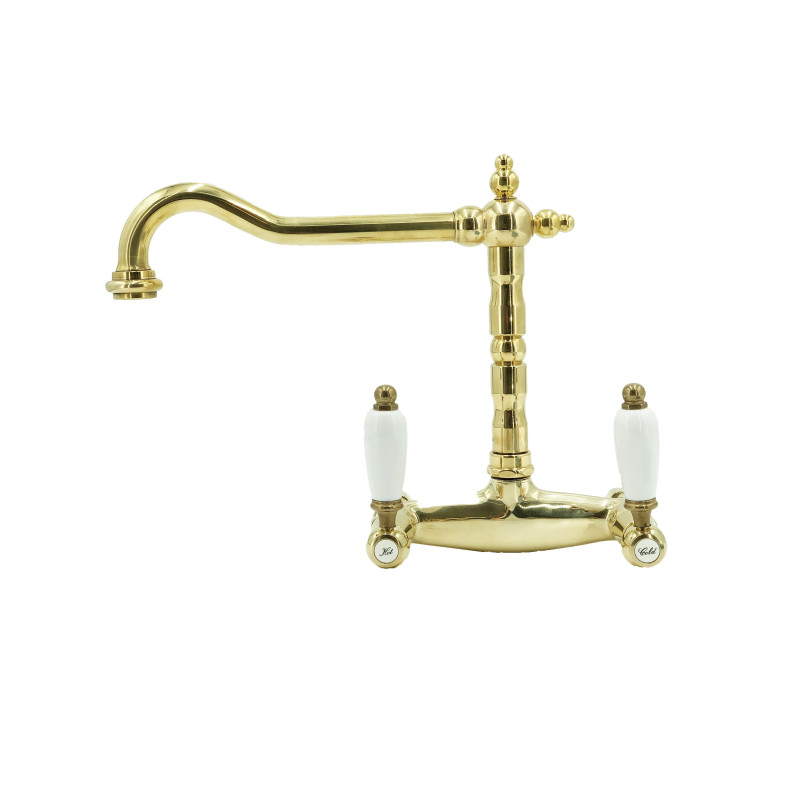 Faucets in solid brass - 3013 Penelope wall mounted Faucets in solid brass - 3013 Penelope wall mounted
