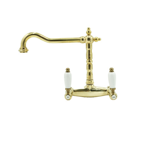 Faucet in solid brass - 3013 Penelope wall mounted