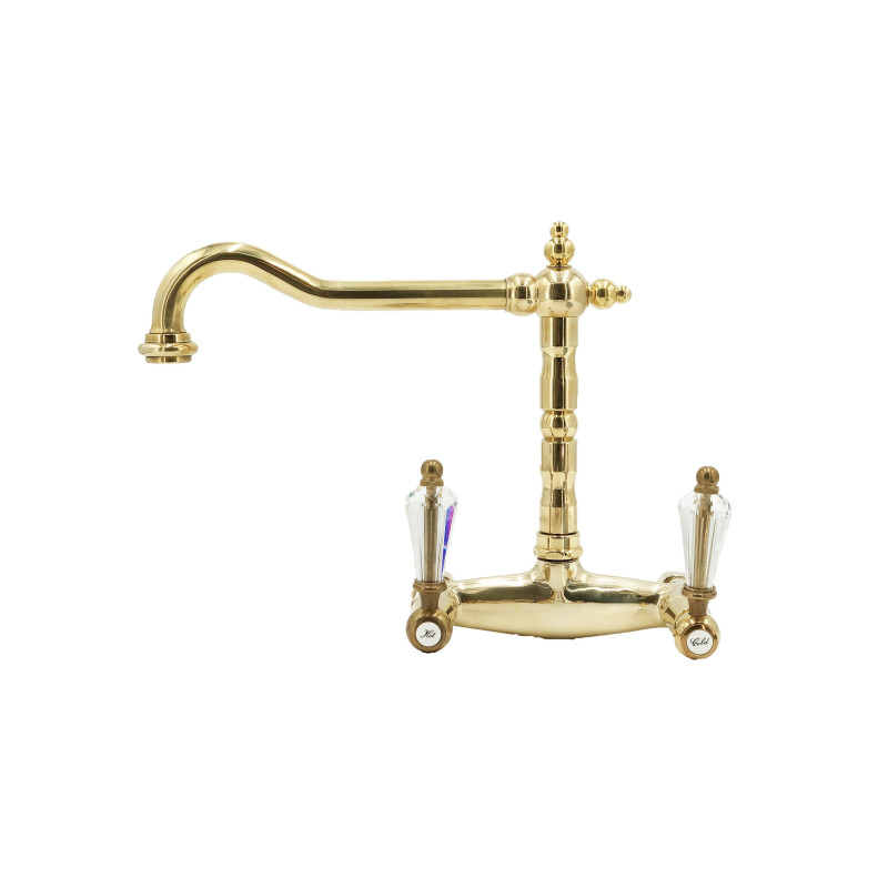 Rubinetti in ottone massiccio - 3013 Queen a parete