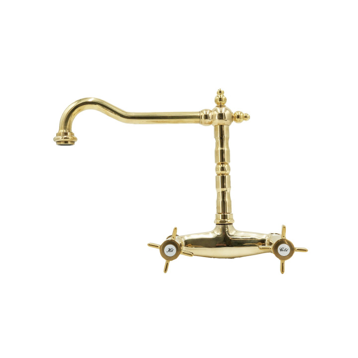 Fixtures in solid brass -3013 Waterspring wall-mounted