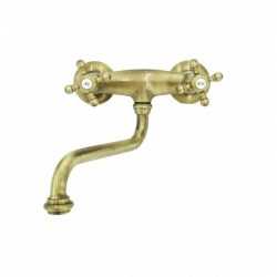 Faucets in solid brass - 3011 Ulisse wall mounted