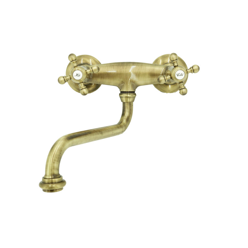 Wasserhähne in massivem Messing - 3011 Ulisse Wandmontage