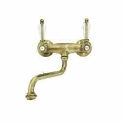 Faucets in solid brass - 3011 Queen wall mounted