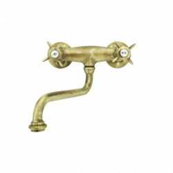 Faucets in solid brass - 3011 Waterspring wall mounted