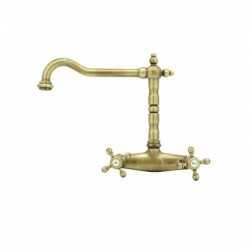 Faucets in solid brass - 3013 Ulisse wall mounted