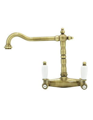 Faucets in solid brass - 3013 Penelope wall mounted