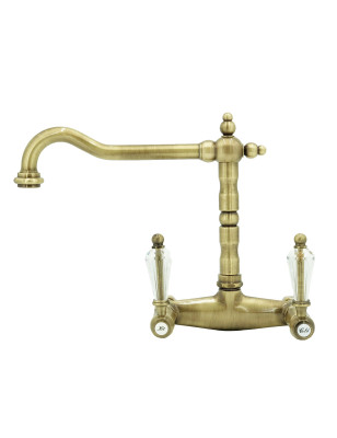 Rubinetti in ottone massiccio - 3013 Queen a parete