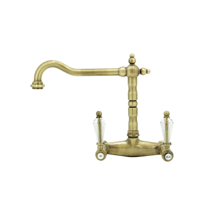 Rubinetti in ottone massiccio - 3013 Queen a parete