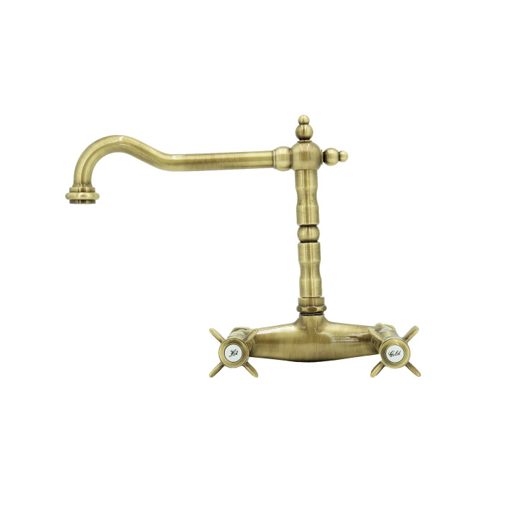 Fixtures in solid brass -3013 Waterspring wall-mounted