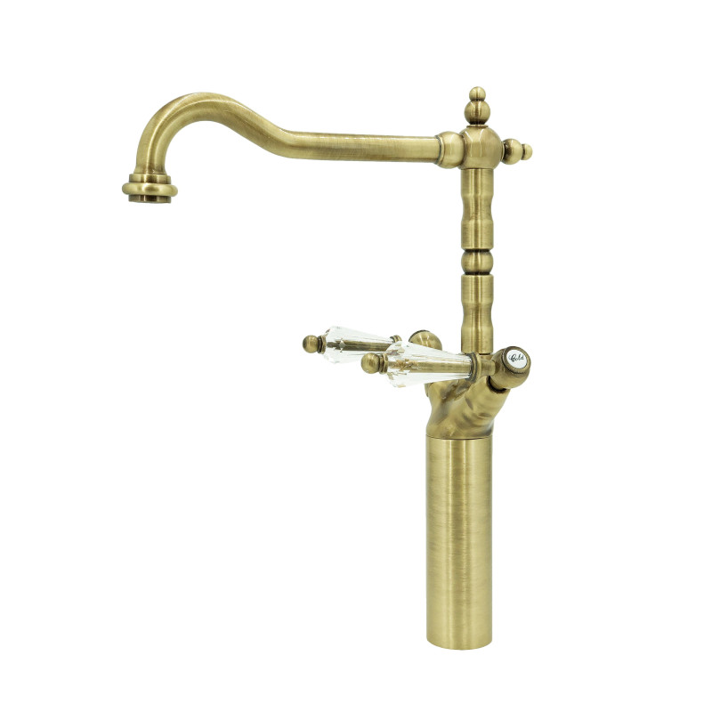 Armatur i massiv messing - 6007 HL Dronning 1 huls