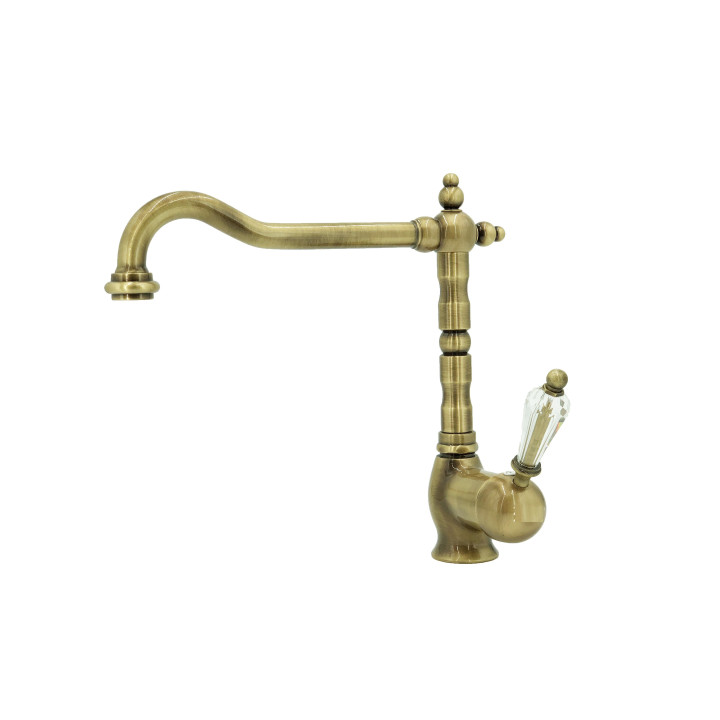 Armaturer i massiv mässing - 10560 Drottning 1 hål