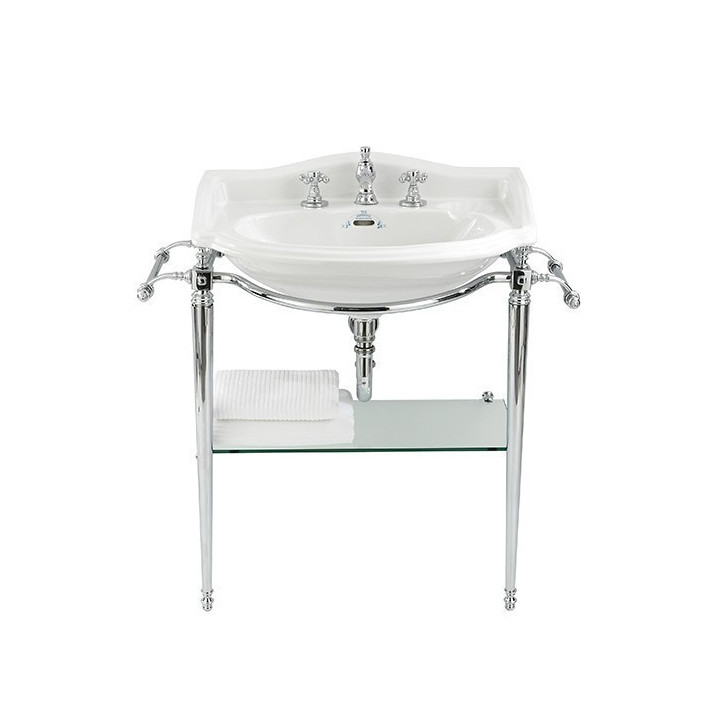 HEYFORD Großes Waschbecken auf Gestell