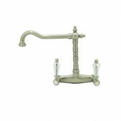 Faucets in solid brass - 3013 Queen wall mounted