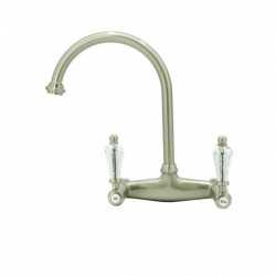 Faucets in solid brass - 3012 Queen wall mounted