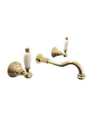 Faucets in solid brass - 6018 Penelope wall mounting