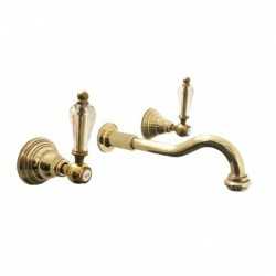 Faucets in solid brass - 6018 Queen wall mounting