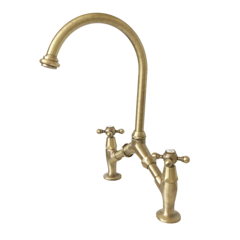 Faucet in solid brass - Cucina 221 Ulisse bridge model