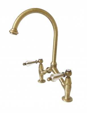 Faucets in solid brass -  Cucina 221 Queen bridge model