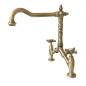 Faucet in solid brass - Cucina 222 Waterspring bridge model