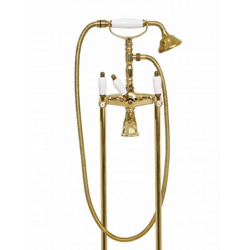 Faucets in solid brass - 6000 + 6020 Penelope for bathtub